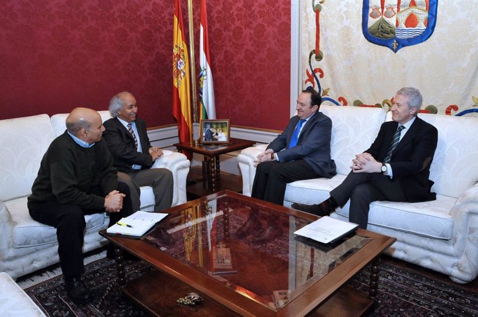 Sanz con el ministro de Cooperación saharaui