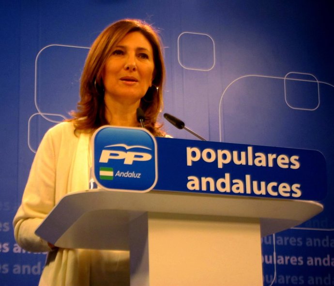 Alicia Martínez en rueda de prensa