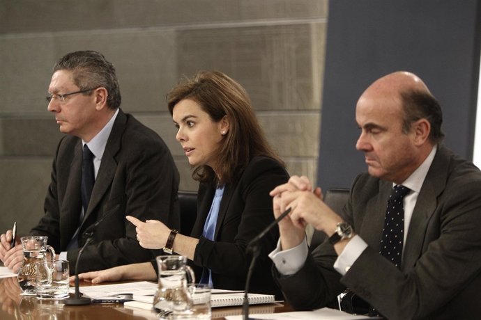 Santamaría, De Guindos, Gallardón