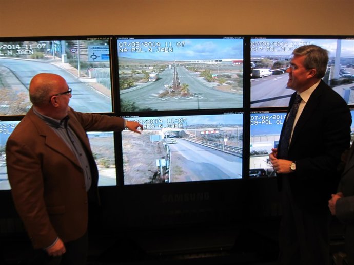 Presentación de cámaras de vigilancia de tráfico de polígonos de Jaén
