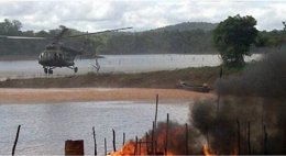 La FANB destruye campamento de minería ilegal en Venezuela