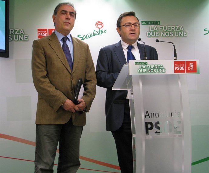 Heredia y Olmos, en rueda de prensa.