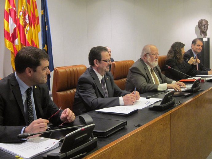 Salvador Esteve, en el Pleno de la Diputación de Barcelona