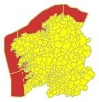 Activada la alerta roja en la costa de A Coruña y Lugo para este sábado