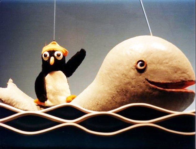 Imagen de la obra de marionetas Pingüin