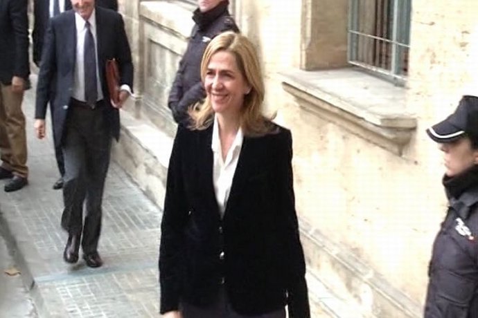 La Infanta Cristina declara ante el juez Castro