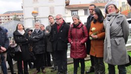 Homenaje a Joseba Pagazaurtundua en Andoain