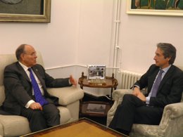 Reunión rector UIMP y alcalde Santander         