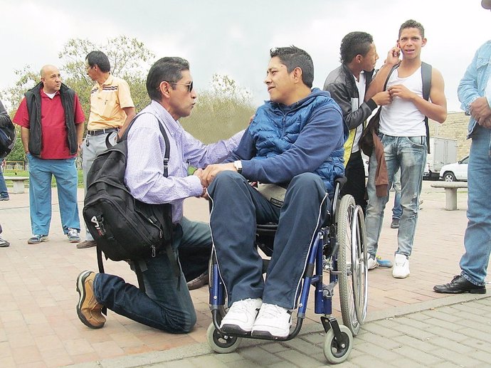 Taxista que quedó en silla de ruedas y devolvió 5 millones de pesos en Colombia