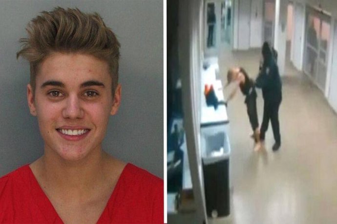 El vídeo del cacheo de Justin Bieber