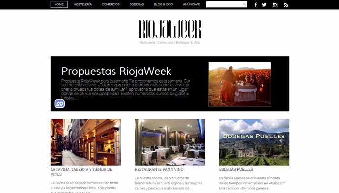 Nueva página web sobre ocio en La Rioja