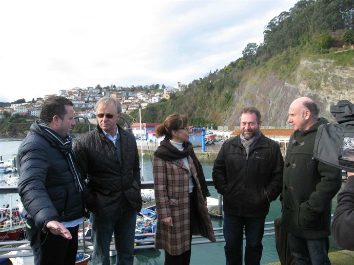 Belén Fernández, en el centro