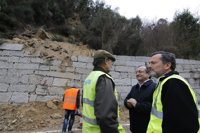 Cerrado al tráfico el ramal de salida hacia Cangas desde Rande, en el corredor de O Morrazo