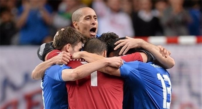 Italia celebra el título de campeón de Europa de fútbol sala