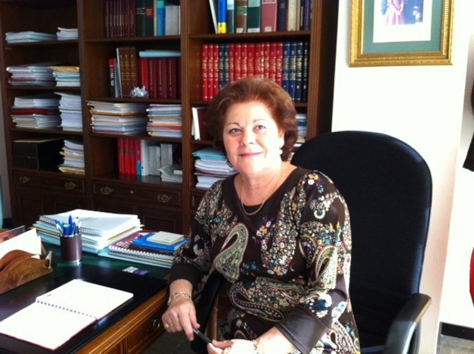 Teresa Rosique en su despacho