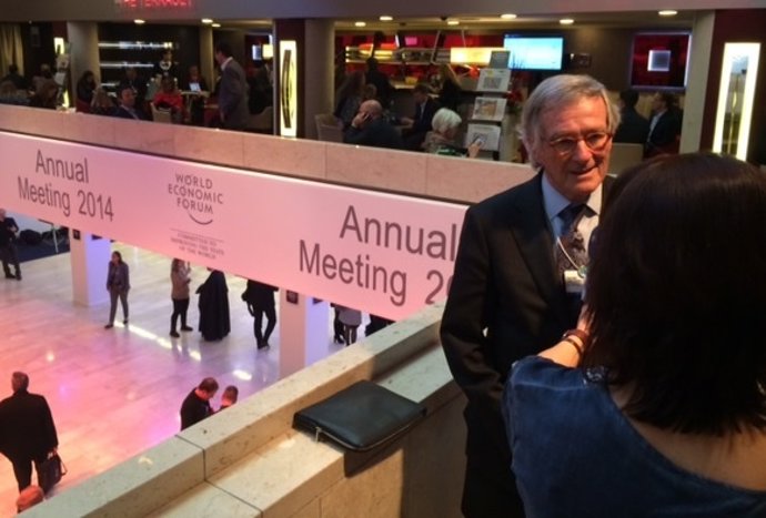 El alcalde de Barcelona, Xavier Trias, en Davos