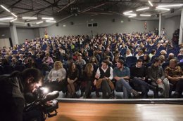 Cine la vidriera en Camargo 