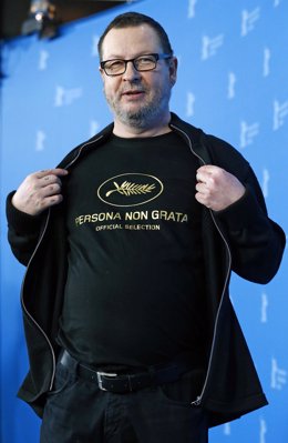El director Lars von Trier en la Berlinale 2014