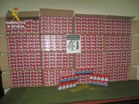 La Guardia Civil se incauta de 4.000 cajetillas de tabaco de contrabando en Marchena