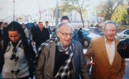 El ex alcalde de Ojós, Francisco Salinas, a su llegada a la Audiencia