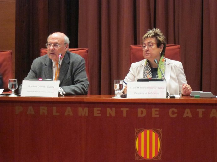 Alfons Conesa (dtor ACC) y la diputada Dolors Montserrat