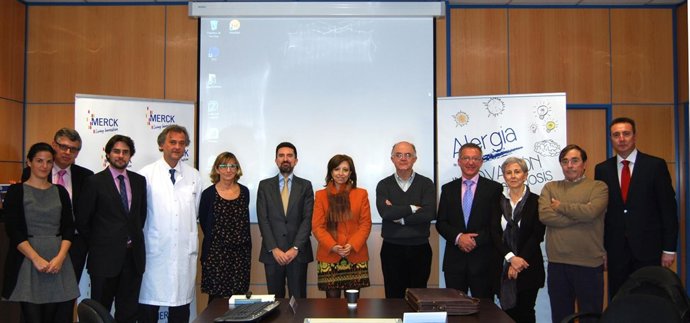 Inauguración laboratorio de alergia de Merck en Tres Cantos