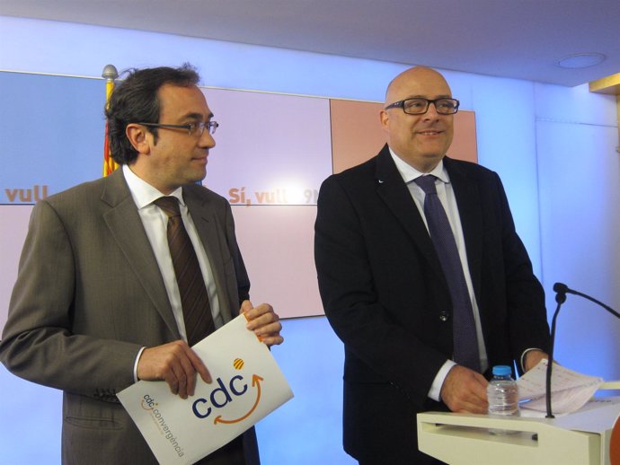 Josep Rull y Lluís Corominas, CDC