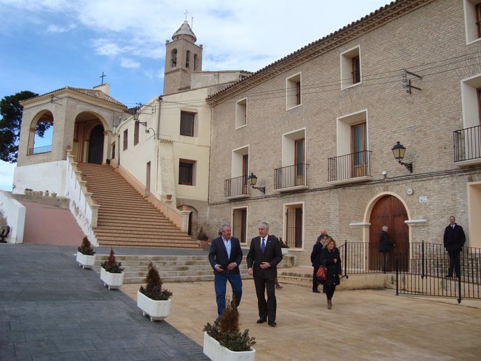 Suárez ha visitado este lunes el municipio zaragozano de Villamayor de Gállego