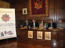 Presentación del programa de actos de Las Bodas de Isabel