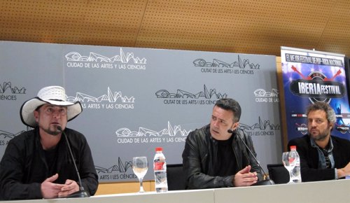 Carlos Segarra, José Manuel Casany y Carlos Tarque presentan Iberia Festival 