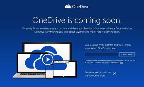 OneDrive, el sustituto de SkyDrive