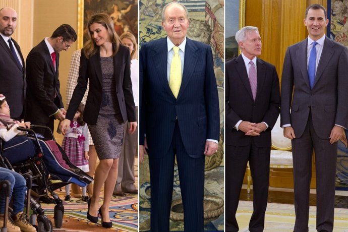 Primer aparición pública de la Famia Real después de la declaración de la Infant