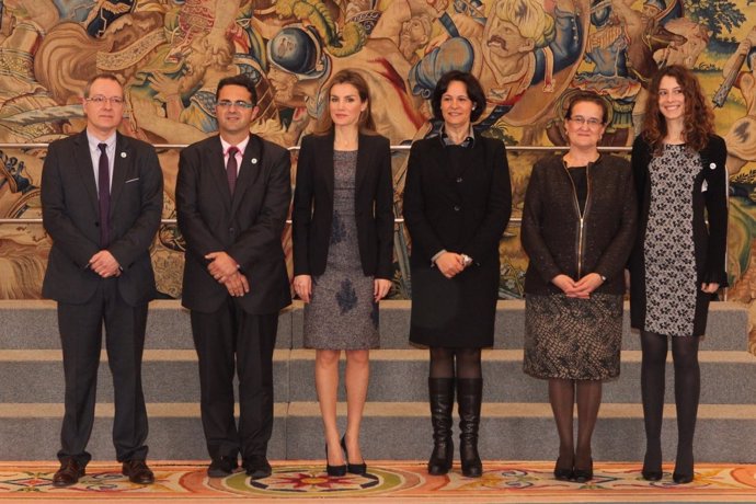 Audiencia de la princesa de Asturias con representantes de FEDER y FEDRA