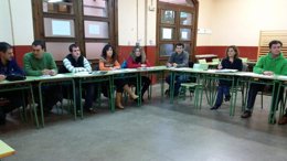 Asistentes a la reunión celebrada por la comisión el pasado mes de enero