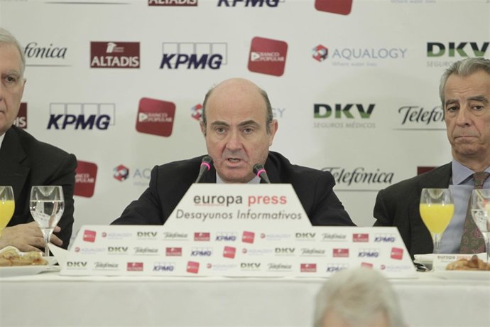 El ministro de Economía y Competitividad, Luis de Guindos