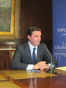 El secretario del PP de Almería, Javier Aureliano García (PP)