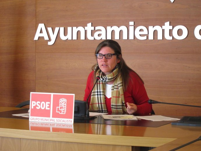 Inmaculada Sáenz, en la rueda de prensa