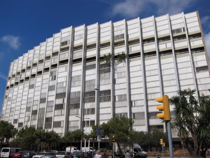 Antiga sede de Telefónica en Barcelona