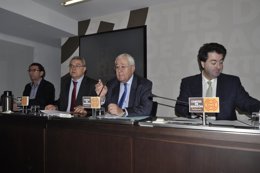 Joaquín Peribáñez, Alfredo Boné, José Ángel Biel y Antonio Ruspira.