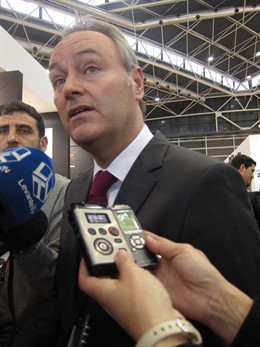 El presidente de la Generalitat, Alberto Fabra, en Feria Valencia.