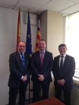 Delegado de Govern en Bruselas, Esteban Mas, con Consell de Formentera