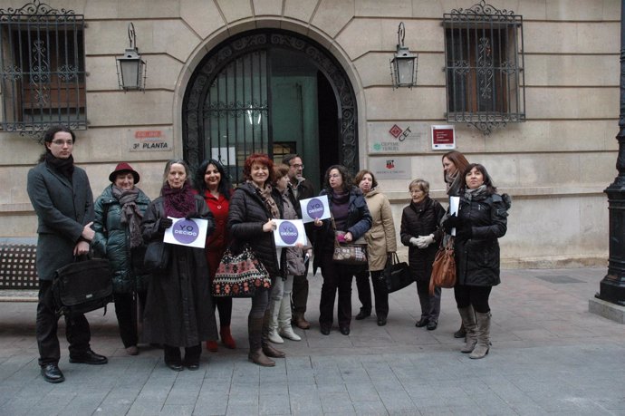 Colectivo contra reforma ley aborto "Tu no decides por mi" de Teruel