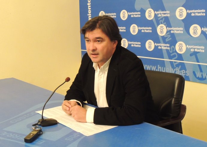 Gabriel Cruz, portavoz del PSOE de Huelva. 