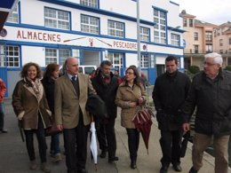 Visita a Puerto de Vega tras el temporal