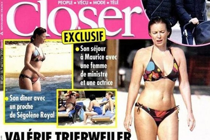 Valérie Trierweiler intenta olvidar en isla Mauricio