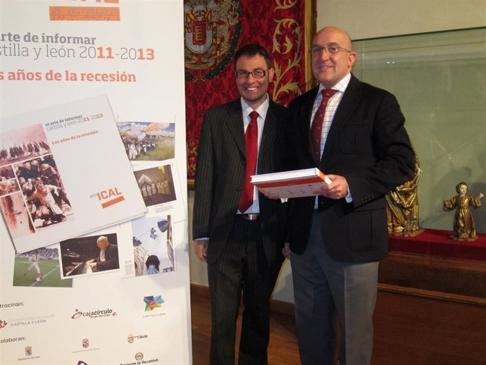Luis Miguel Torres y Jesús Julio Carnero, en el acto de presentación.