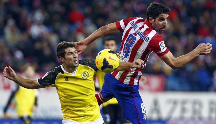 Raúl García en el Sevilla - Atlético Madrid