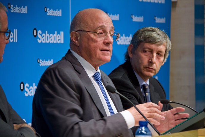 El presidente del Banc Sabadell, Josep Oliu