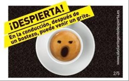 Campaña de seguridad vial en sobres de azúcar