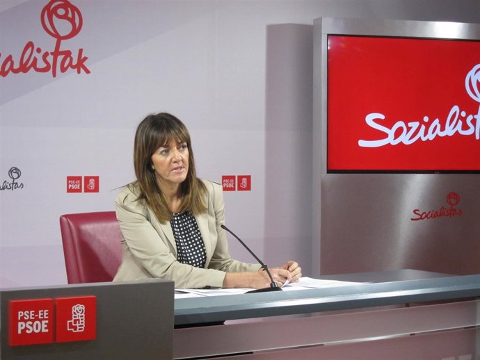Idoia Mendia, portavoz del PSE-EE